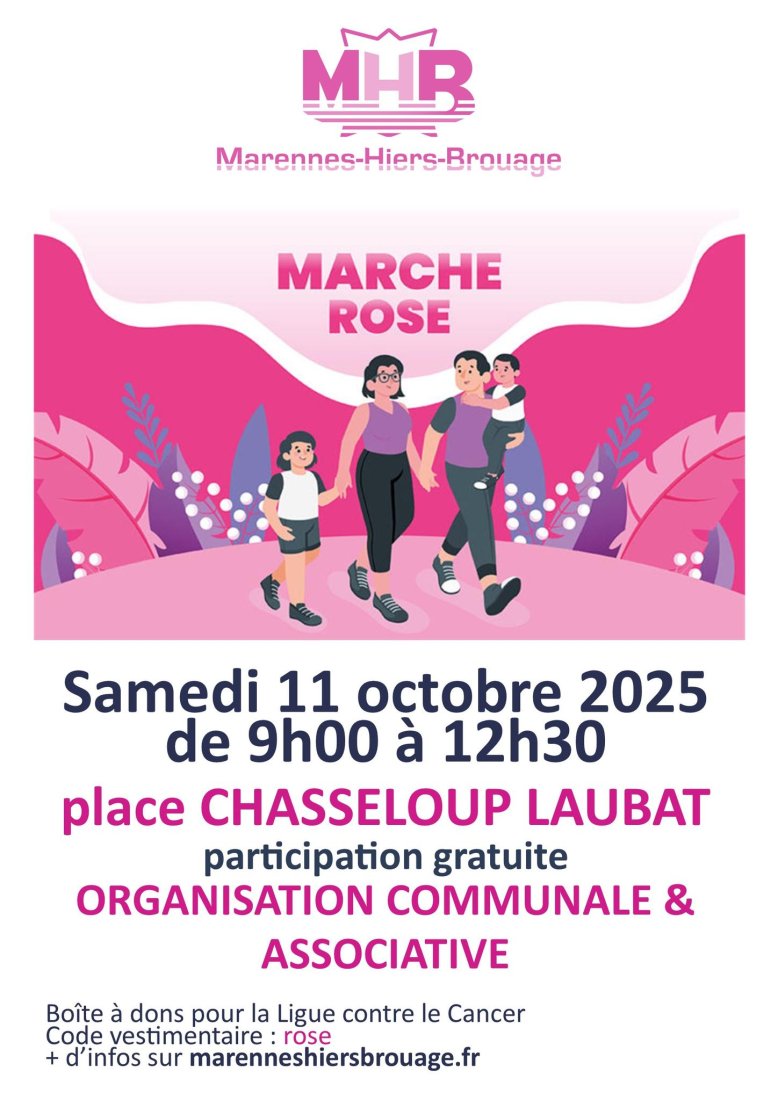 11/10/25 - Octobre Rose - Lutte contre le cancer du sein